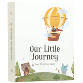 Pinkify It baby memory book cover with soft safari visuals for a timeless keepsake