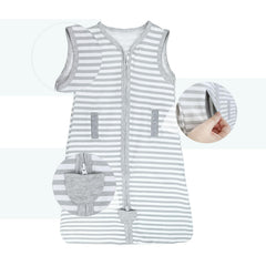 Pinklilycare sleepsack clip keeps tubes safely away from tiny hands.