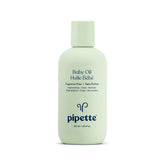 Pipette Baby Oil massage scene providing gentle, fragrance-free hydration for delicate skin.