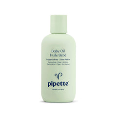 Pipette Baby Oil massage scene providing gentle, fragrance-free hydration for delicate skin.