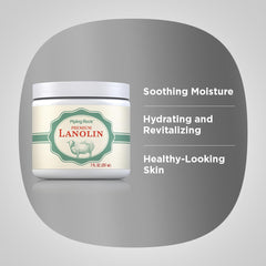 Piping Rock Lanolin Nipple Cream being applied to skin to show smooth texture.