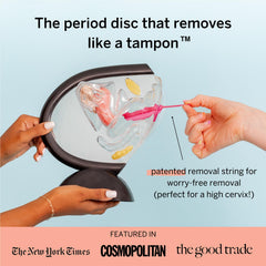 Pixie Cup removal with pull string offers clean, easy extraction.