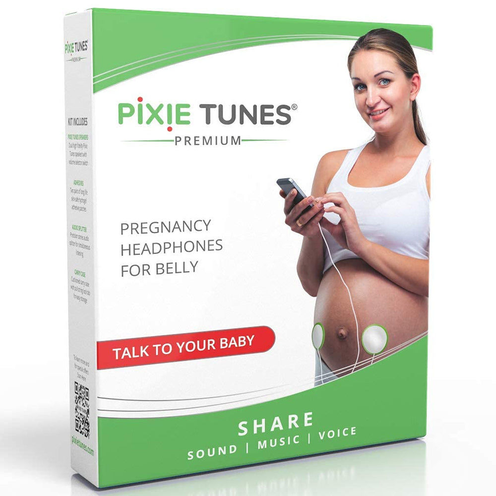 Pixie Tunes premium baby bump headphones for bonding before birth