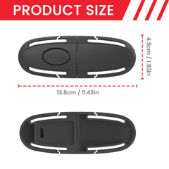 PLANTURECO anti-escape buckle guard keeps a child securely buckled on every trip.