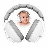 PLANTURECO Baby Headphones front view with adjustable headband for comfortable noise protection.