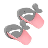 Plantureco pink toddler faucet extender enabling easy water reach for toddlers