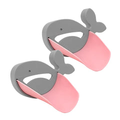Plantureco pink toddler faucet extender enabling easy water reach for toddlers