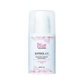 Platt Wellness Estriol cream bottle on a clean surface for daily skin support.