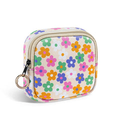 Playexen period bag floral small size displaying compact storage for pads.