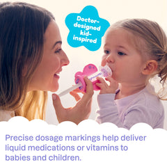 Playhouse MD Pacifier Attachment supports gentle administration for infants.