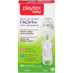Playtex Baby Nurser drop-ins liner pack with 50 count pre sterilized liners for quick prep
