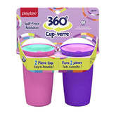 Playtex Baby Sipsters 360 sipping cup in pink and purple for toddlers