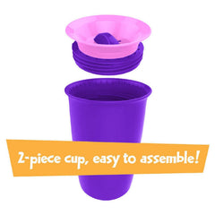Dishwasher-safe top rack-compatible cup components