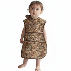 Plie full coverage bib front view showing extra-long protection during meals