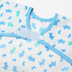 Plie waterproof bib with soft neckline protects skin and outfits during snacks