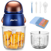 Plodon baby food maker front view shows compact design for quick meal prep