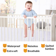 PlushDeluxe noiseless fabric reduces rustle for peaceful nights
