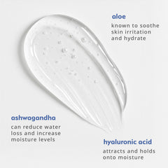 PlusOne Quench contains hyaluronic acid for lasting external moisture.