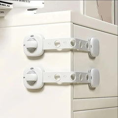 Pobanix cabinet locks on drawers provide easy adult access and secure childproofing at home.