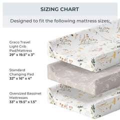 Pobibaby changing pad cover with elastic wrap and safety slits
