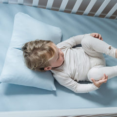 Pobibaby envelope-closure pillowcase keeps pillow secure without zippers.