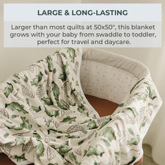 Pobibaby Gone Fishing blanket in stroller providing soft comfort.