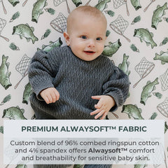 Pobibaby mini crib sheets in jersey-knit soft for cozy sleep.
