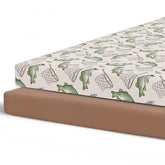 Pobibaby pack n play sheets in jersey-knit soft for baby comfort.