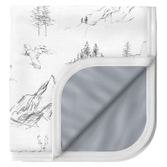 Pobibaby Premium 3-layer blanket in soft-touch fabric for gentle comfort