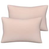 Pobibaby soft jersey-knit pillowcase in pink beige, gentle for toddlers