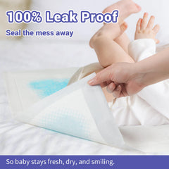Poikshark disposable pads are travel-friendly for on-the-go care.