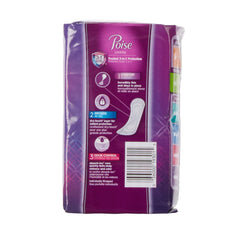 Poise Absorb-Loc core wicks moisture to stay dry
