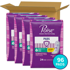 Poise contourfit curved design provides secure coverage