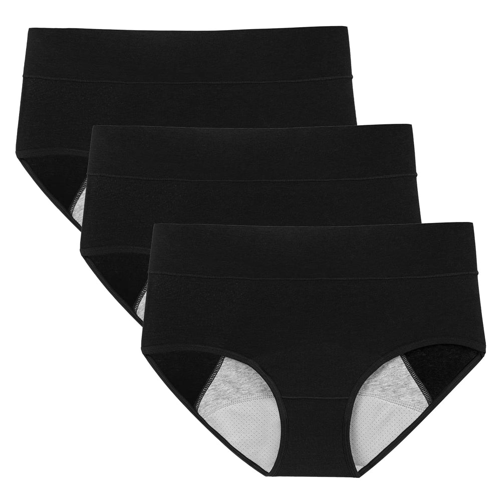 POKARLA women's incontinence underwear with visible absorbent layer for reliable protection