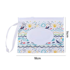 Pokinge compact wipe holder with travel-friendly top for quick access.