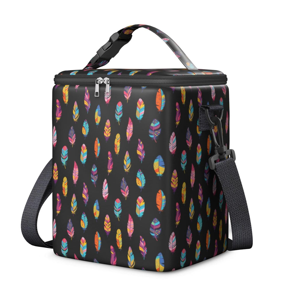 Polovillae breastmilk cooler bag with ice pack keeps milk cold during travel.