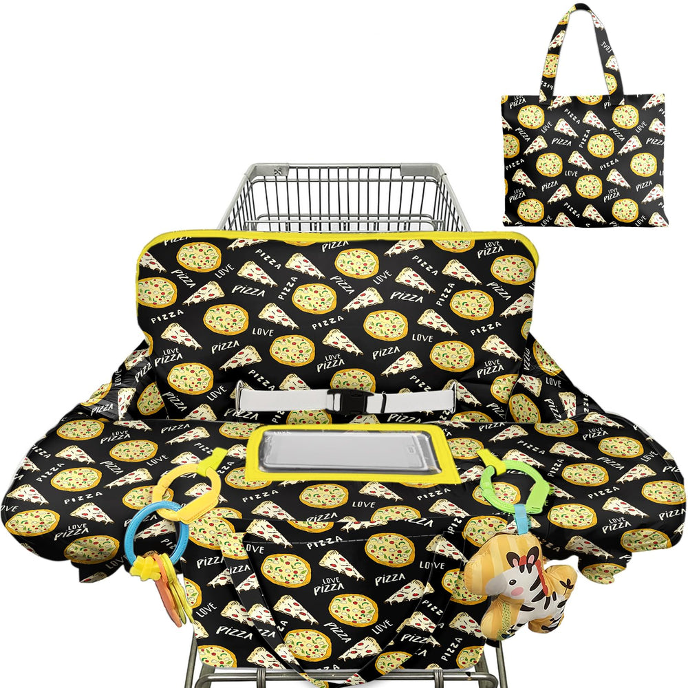 Polovillae shopping cart cover with soft padding keeps baby comfy on carts
