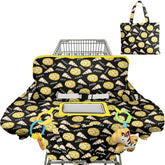 Polovillae shopping cart cover with soft padding keeps baby comfy on carts
