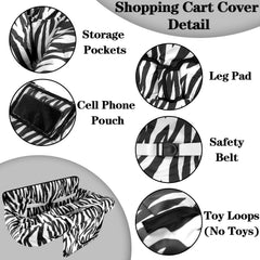Polovillae water-resistant cart cover keeps carts clean during shopping.