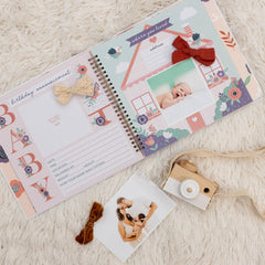 Pondering Pine milestones photo layout helps organize baby memories beautifully.
