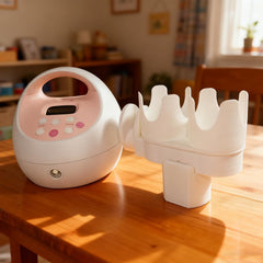 PoolTechX Spectra S2 bottle holder keeps two bottles organized for tidy pumping.