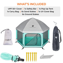 POP 'N GO PLAYPEN indoor outdoor use for versatile parenting on the go