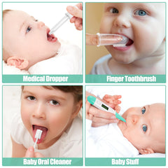 POPYJAN baby nail scissors with round blades reduce poking risk.