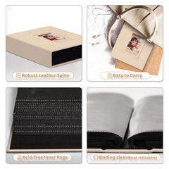 Popotop photo album with 100 pockets helps organize memories.