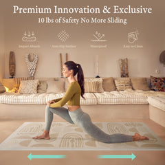 Assembled PopsyKosy mat in a spacious playroom for family time.