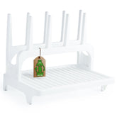 PopYum Glacier White drying rack space-saving design for compact countertops.