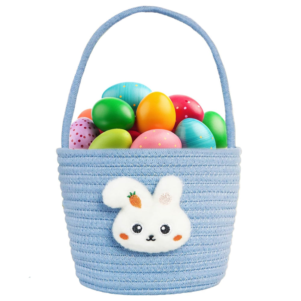 Poschnor Easter basket with a 3D bunny design for egg hunts and decor.