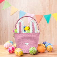 Poschnor natural cotton rope basket is durable and safe for kids.