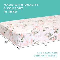 Posh Peanut bamboo viscose fabric offers breathable comfort for baby sleep.