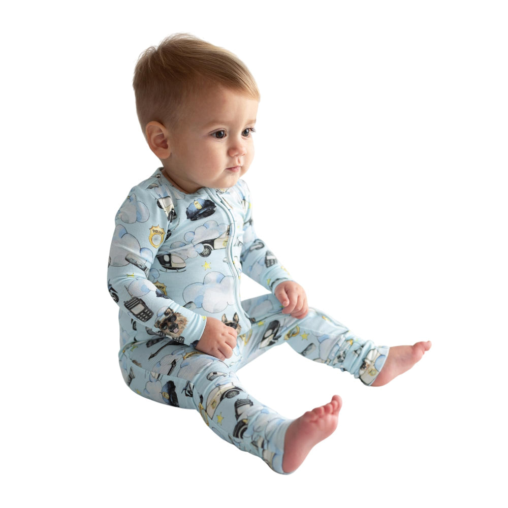 Posh Peanut convertible sleepers with footless zipper for quick diaper changes.